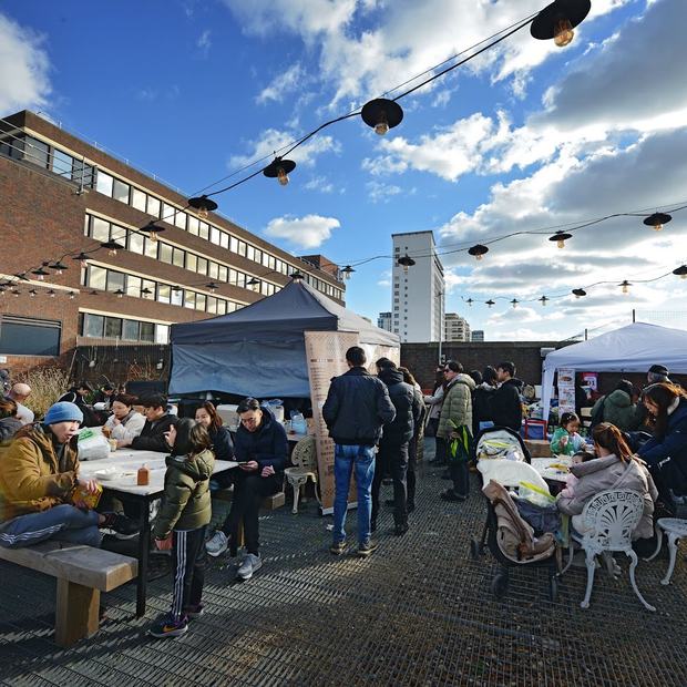 Oru Space rooftop food market · Oru Space 天台熱食市集