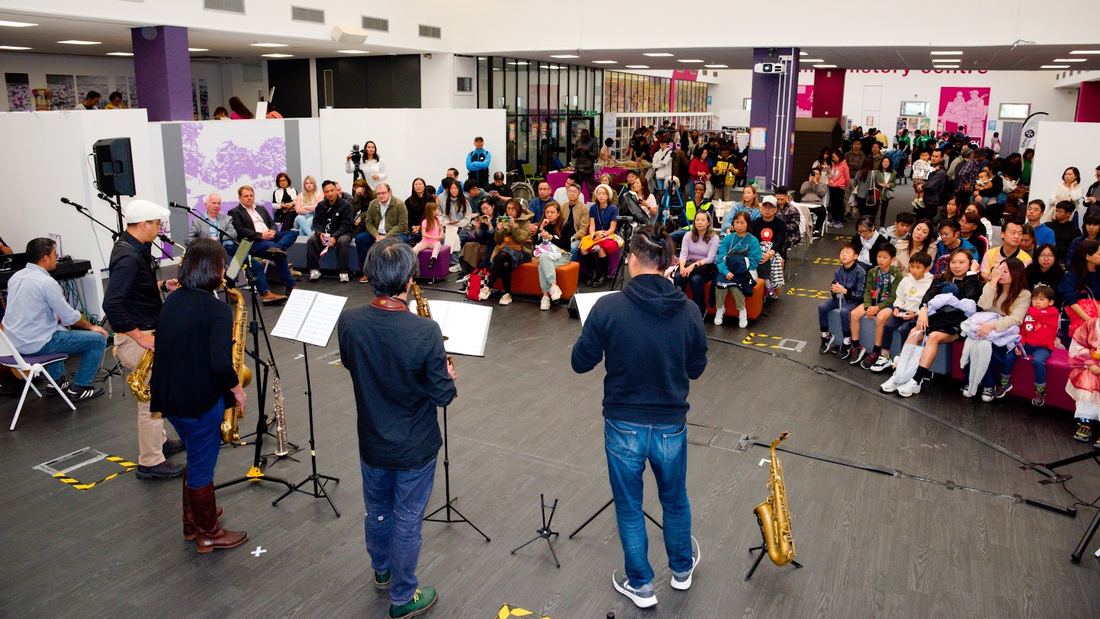 Library performance, Mid-Autumn 2025 · 2025 年中秋圖書館表演