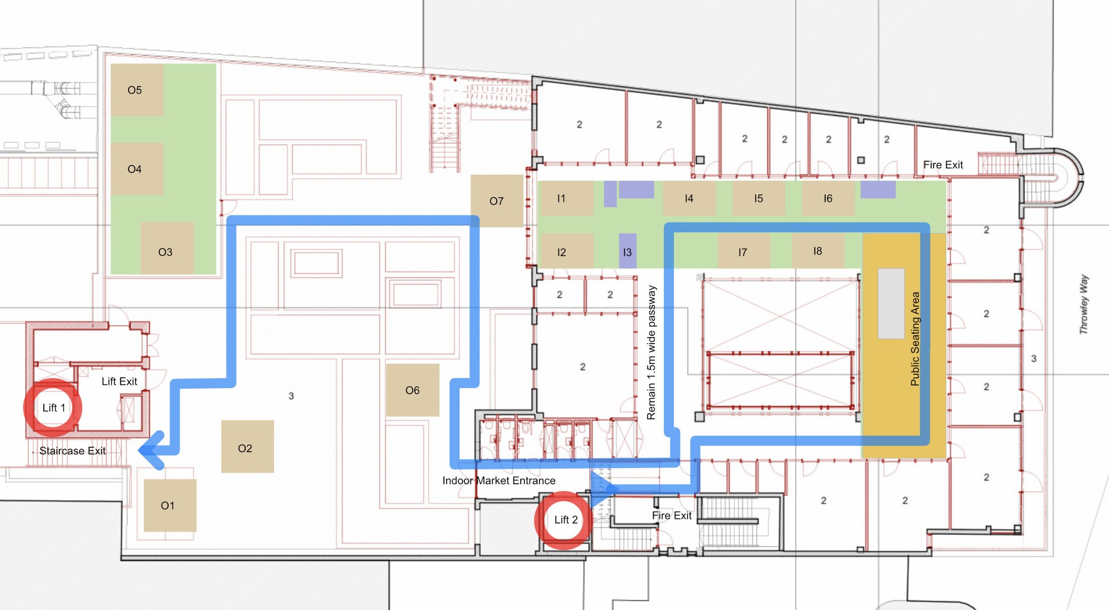 Oru Space — 4th floor and rooftop garden floor plan